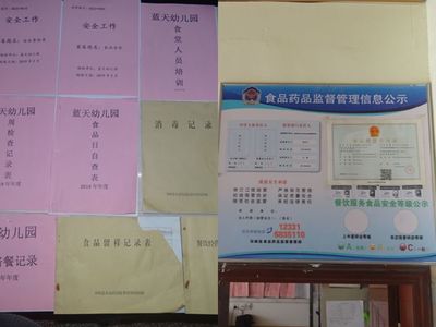 舌尖上的安全，我們來守護——藍天幼兒園食堂記
